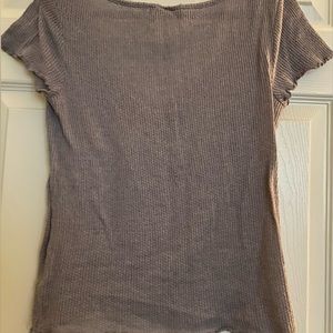 Urban Outfitters Out From Under Gray Small V-Neck Top
